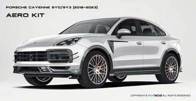Paktechz Dry Carbon Fiber Aero Body Kit for Porsche Cayenne 9Y0 / Cayenne Coupe 9Y3 2018-2023