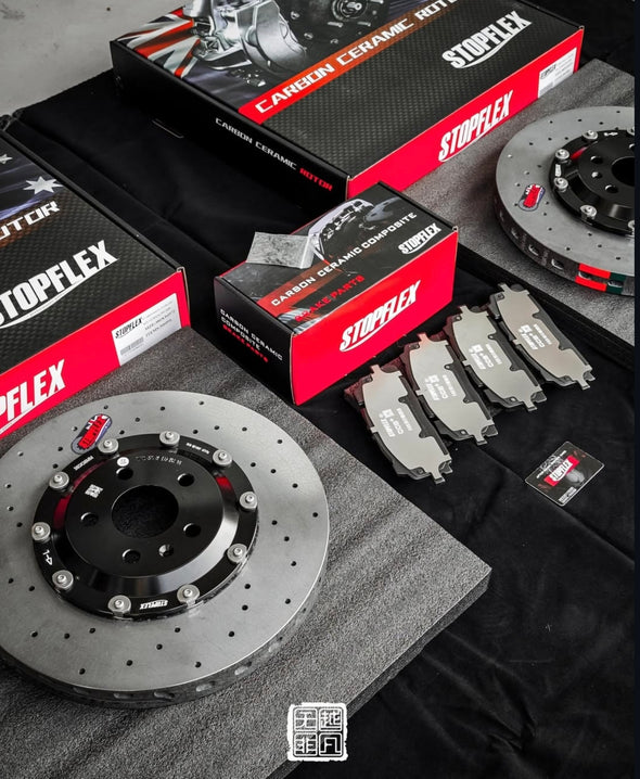 StopFlex Carbon Ceramic Brake Discs Set for Ferrari 488 GTB / GTS / Pista