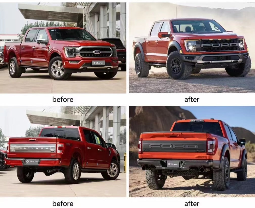 F150 Body Conversion Raptor Ford F150 2021+ Raptor Complete Conversion Kit - CarGym