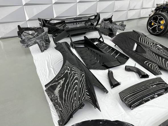 STO Style Dry Carbon Fiber Conversion Body Kit for Lamborghini Huracan LP610-4 & LP580-2