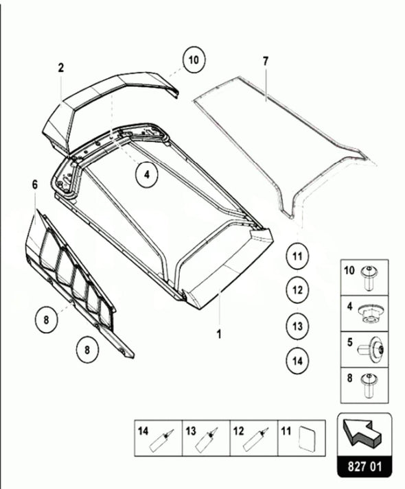 Lamborghini Huracan OE Glass Engine Cover