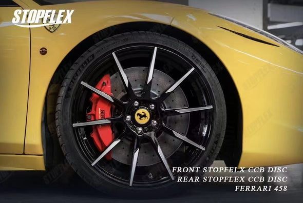 StopFlex Carbon Ceramic Brake Discs Set for Ferrari 488 GTB / GTS / Pista