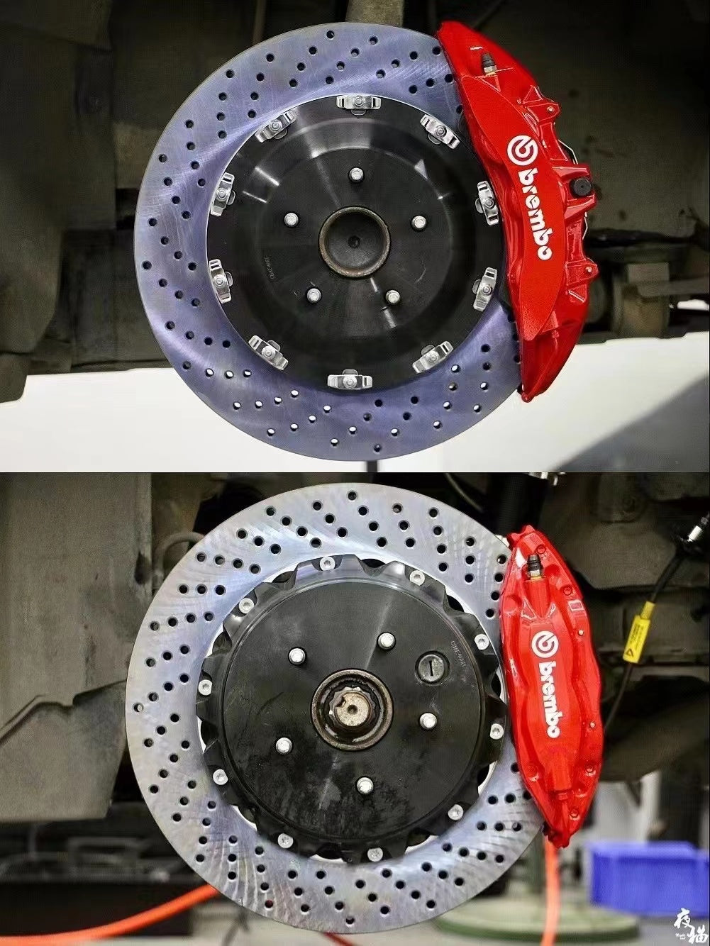 Brembo Front CTS-V6 6-POT & Rear F40 4-POT Complete Big Brake Kit