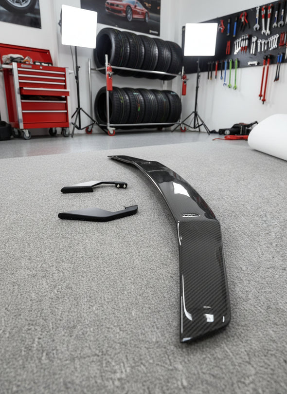 Vorsteiner Lamborghini Huracan  Verona Edizione Dry Carbon Fiber Swan Neck Rear Wing Spoiler w/ Stands