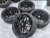 (Demo Car Wheels) 21” Porsche Macan III RS Spyder Design OE Complete Wheels Set