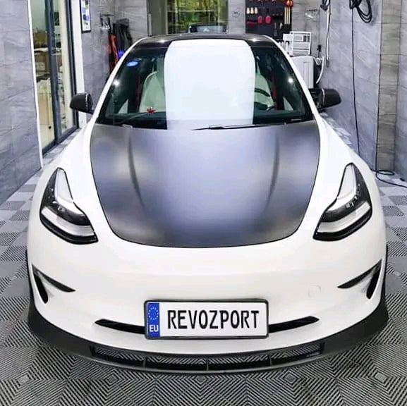 RevoZport Dry Carbon Fiber Hood / Bonnet for Tesla Model 3 2019-2023