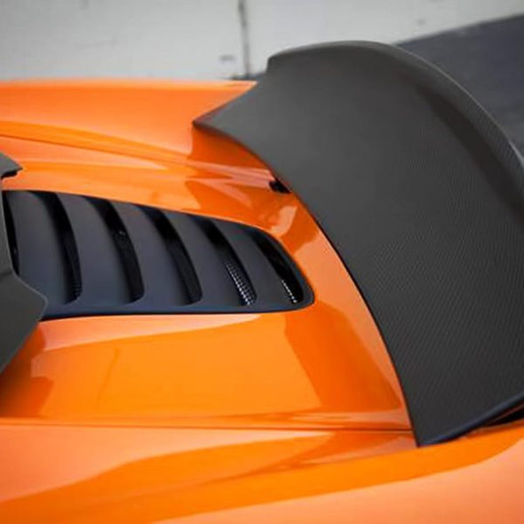 RevoZport MP4-12C / 650 RHZ Dry Carbon Fiber Air Brake Rear Wing Spoiler for McLaren 650S / MP4-12C