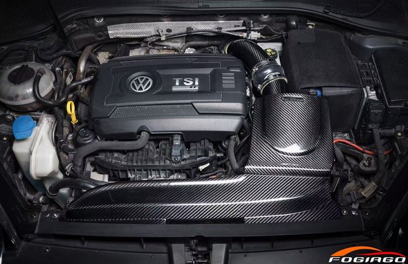 FOGIAGO Carbon Fiber Cold Air Intake System for Volkswagen Golf 7 VII GTI 2.0T