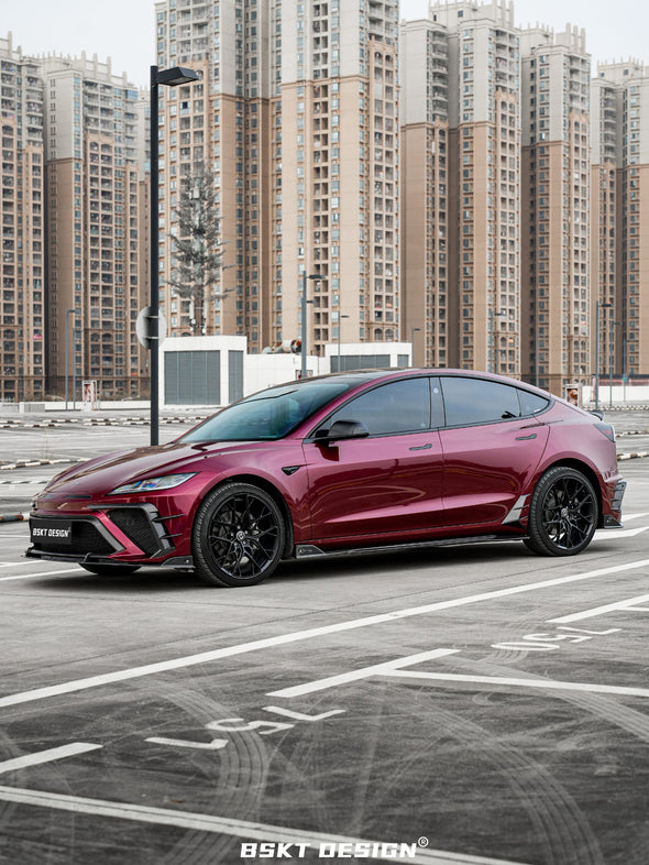 BKST Design Carbon Fiber Full Aero Body Kit for Tesla Model 3 Highland 2023+
