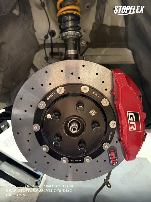 StopFlex Carbon Ceramic Brake Discs Set for Toyota Yaris GR