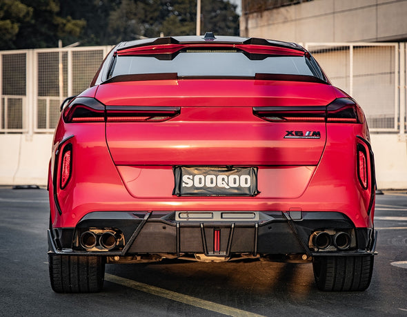 SooQoo BMW X6M F96 LCI 2023+ Dry Carbon Fiber Bodykit