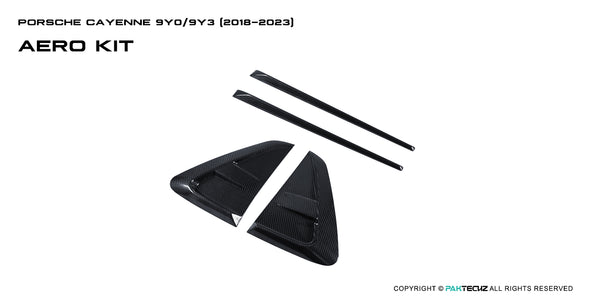 Paktechz Dry Carbon Fiber Aero Body Kit for Porsche Cayenne 9Y0 / Cayenne Coupe 9Y3 2018-2023