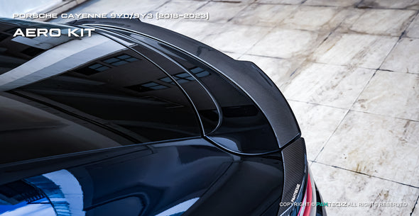 Paktechz Dry Carbon Fiber Aero Body Kit for Porsche Cayenne 9Y0 / Cayenne Coupe 9Y3 2018-2023