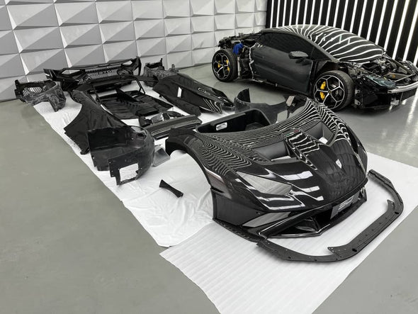 STO Style Dry Carbon Fiber Conversion Body Kit for Lamborghini Huracan LP610-4 & LP580-2