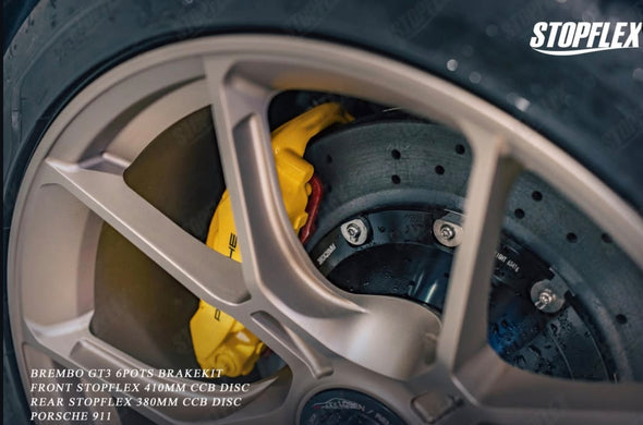 StopFlex Carbon Ceramic Brake Discs PCCB Set for Porsche 911 991 Turbo