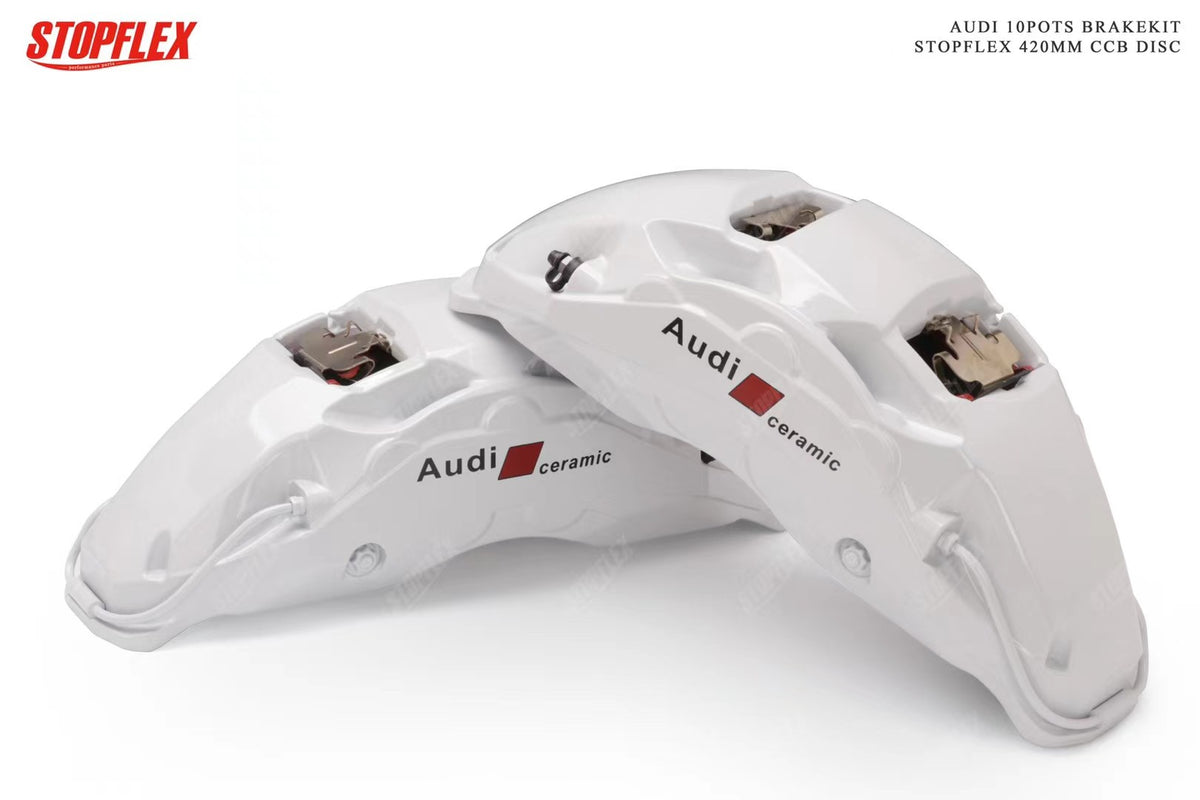 Akebono 10 POT x StopFlex Carbon Ceramic Disc Brake Kit for Audi RSQ8 ...