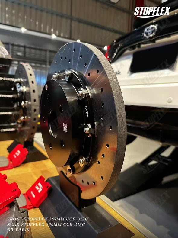 StopFlex Carbon Ceramic Brake Discs Set for Toyota Yaris GR