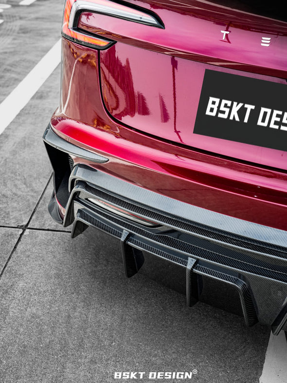 BKST Design Carbon Fiber Full Aero Body Kit for Tesla Model 3 Highland 2023+