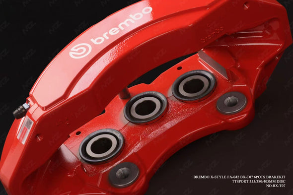 Brembo X-Style 6 POT Caliper Big Brake Upgrade Kit