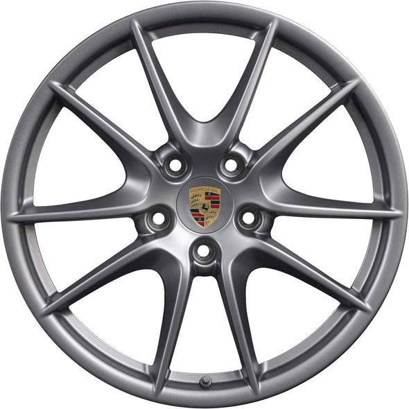 (Demo Car Wheels) 20” Porsche 991 Carrera S III Platinum Satin Matt OE Wheels