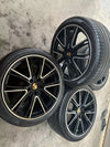 (USED) 21” Porsche Panamera Exclusive Design OE  Complete Wheel Set