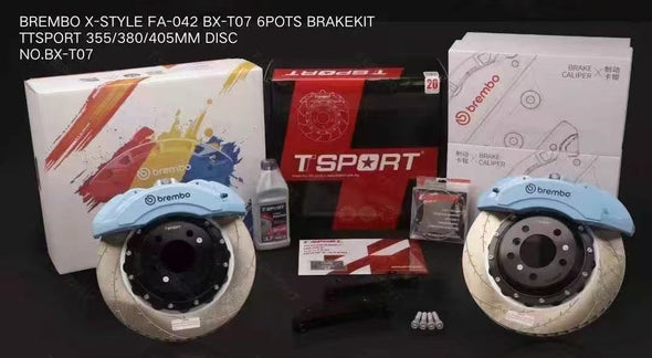Brembo X-Style 6 POT Caliper Big Brake Upgrade Kit