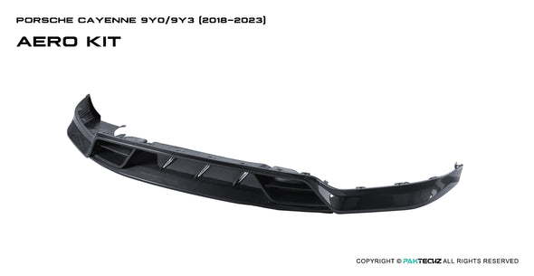 Porsche Cayenne Paktechz Design Carbon Fiber Front Lip