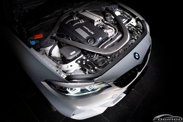 FOGIAGO Dry Carbon Fiber Cold Air Intake System for BMW F87 M2 Competition S55 Engine