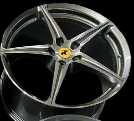 (Demo Car Wheels) 20" Ferrari 458 OE  5-Spokes Wheels