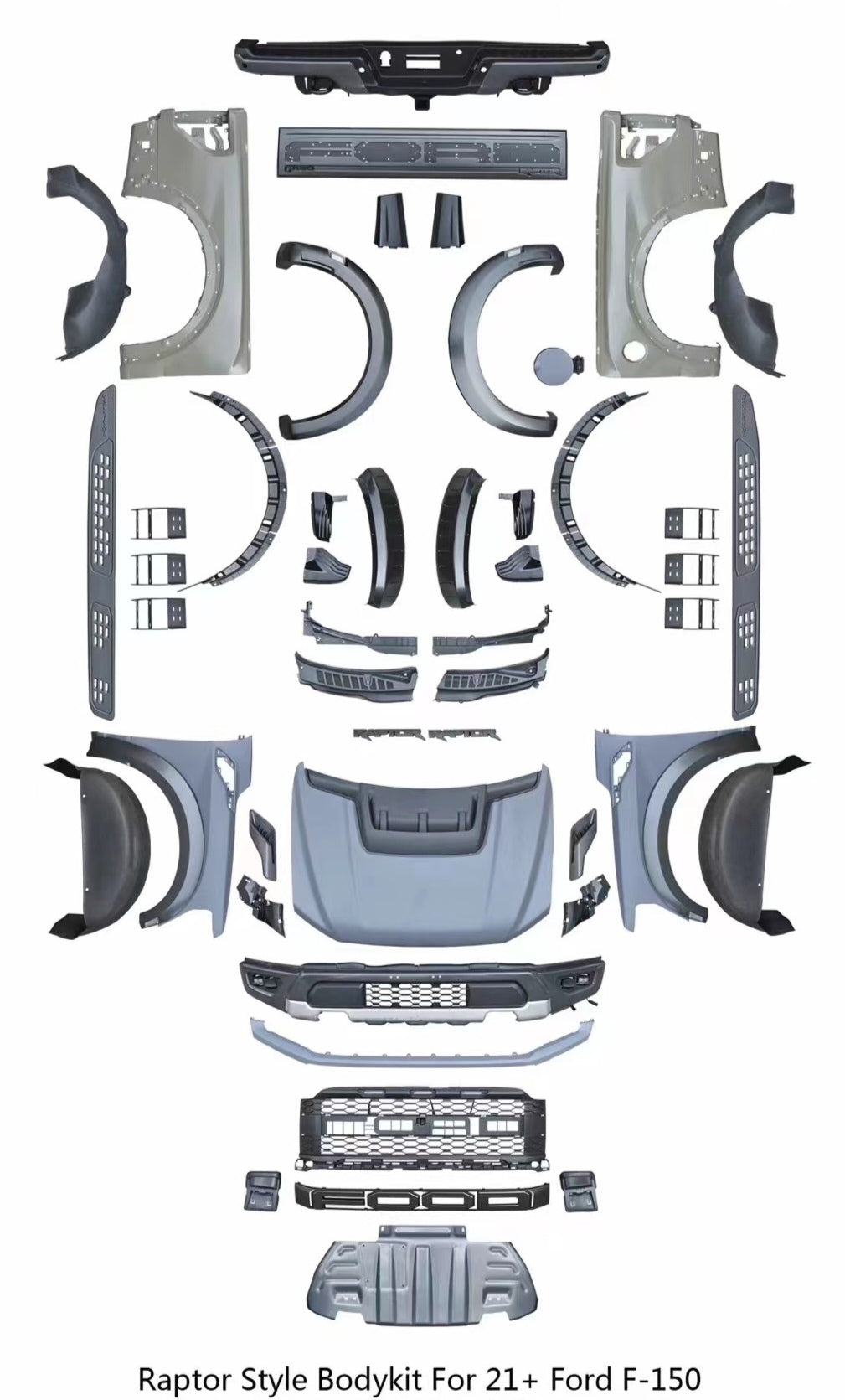 Ford Raptor Conversion Kit Ford F150 2021+ Raptor Complete Conversion Kit - CarGym