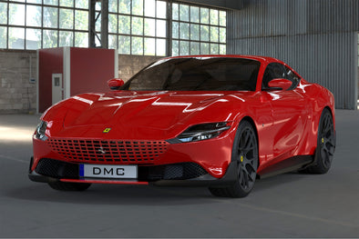 DMC Ferrari Roma Forged Carbon Fiber Front Lip Splitter (DMC Aero Kit) Fits the OEM Roma Coupe Body