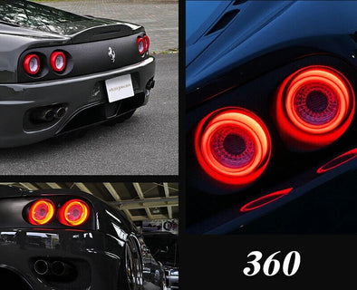 Ferrari 360 Modena Halo Ring LED Tail Lights