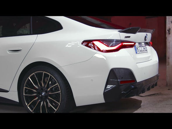 CarGym M-Performance Style Dry Carbon Fiber Rear Lip Spoiler for BMW 4 Series / i4 G26
