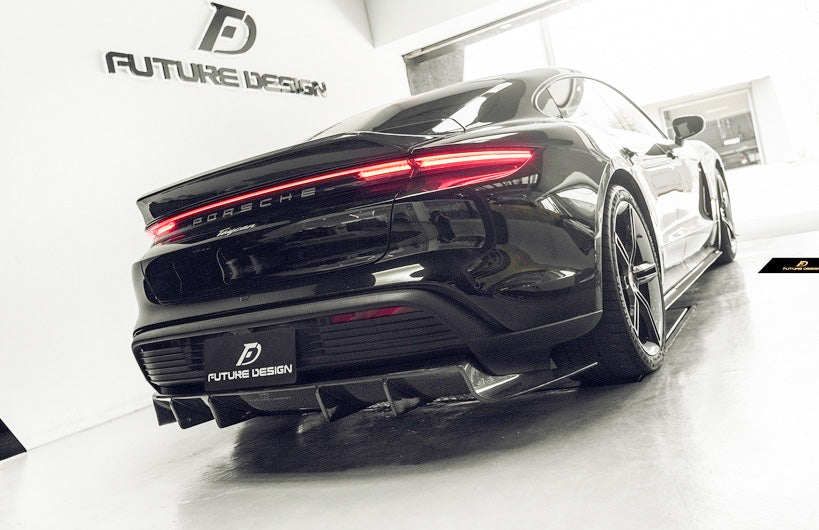 Future Design Carbon Fiber Rear Diffuser for Porsche Taycan 2020+ – CarGym