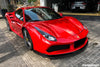 Carbonado 2015-2020 Ferrari 488 GTB / Spyder VRS Style Carbon Fiber Front Lip Spoiler