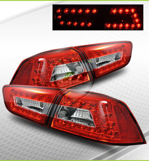 Mitsubishi Lancer / Evo X 2008+ LED Red & Smoked Taillight