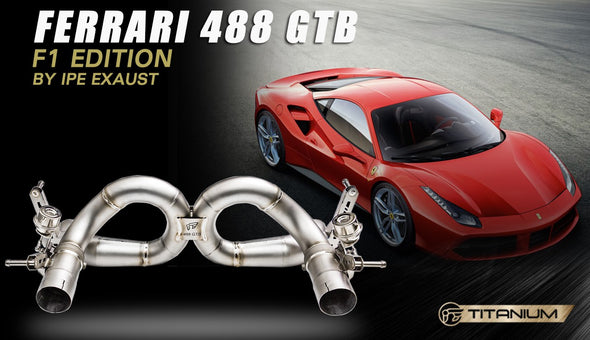 iPE Ferrari 488 GTB Exhaust