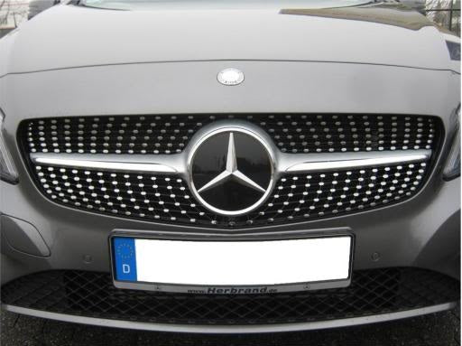 car grills diamond grille for mercedes