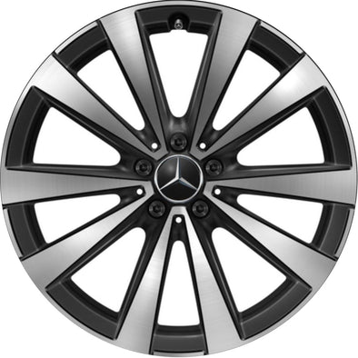 20" Mercedes-Benz EQS V297 5 Double Spoke Aero OE Wheels