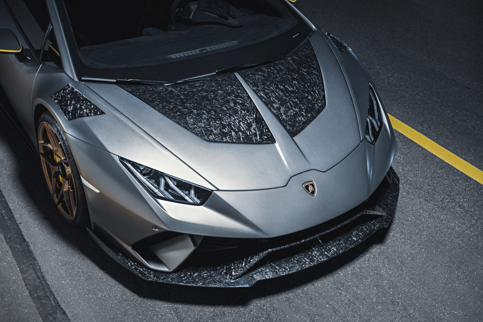 Coverking® - Lamborghini Huracan Spyder Without High Wing 2016 Autobody  Armor™ Gray Custom Car Cover