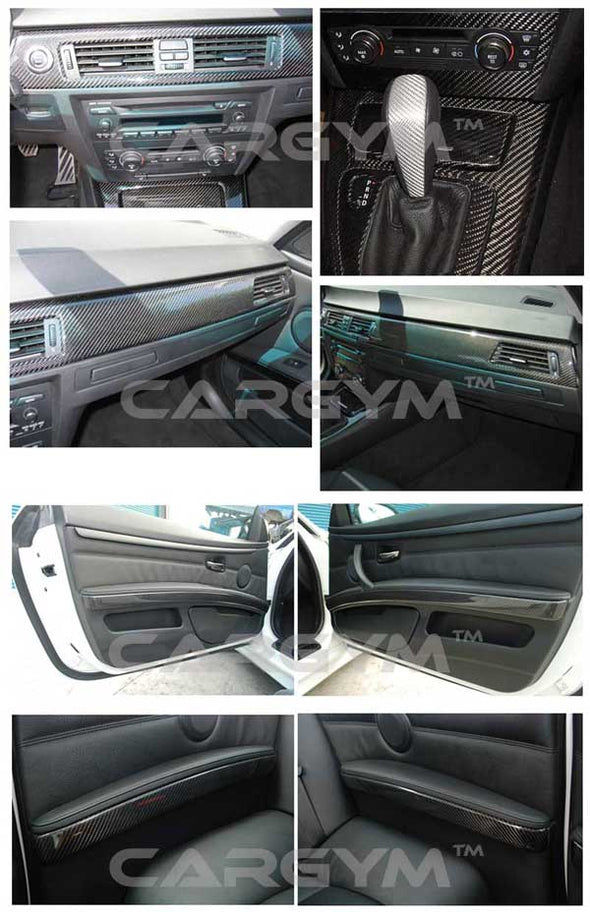 BMW E92 Dry Carbon Fiber Complete Interior Tirm (10 Pcs Kit)