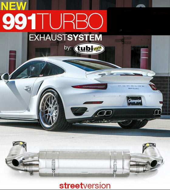 Tubi Style - Porsche 991 Turbo Exhaust System
