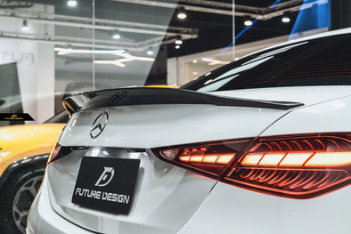 Future Design Carbon Fiber Rear Spoiler for Mercedes-Benz C-Class W206 2021+