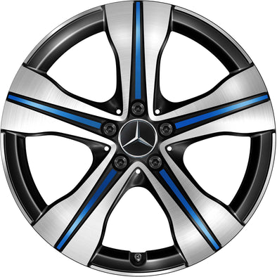 19" Mercedes-Benz EQA H243 5 Spoke Aero OEM Wheels