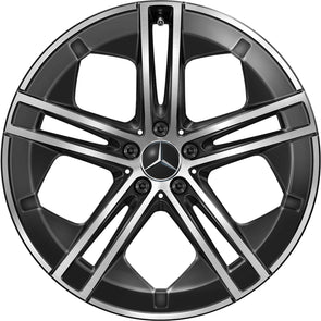 21" Mercedes-Benz EQE V295 5 Twin Spoke Aero OE Wheels
