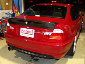 BMW E46 3-Series Sedan CSL Style Carbon Fiber Rear Spoiler