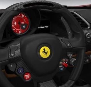 Ferrari 488GTB Genuine Parts - Carbon Fibre F1 Paddles Unit