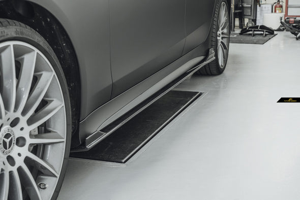 Mercedes-Benz W257 CLS Class 2019+ Facelift Carbon Fiber Side Skirt Splitters by Future Design