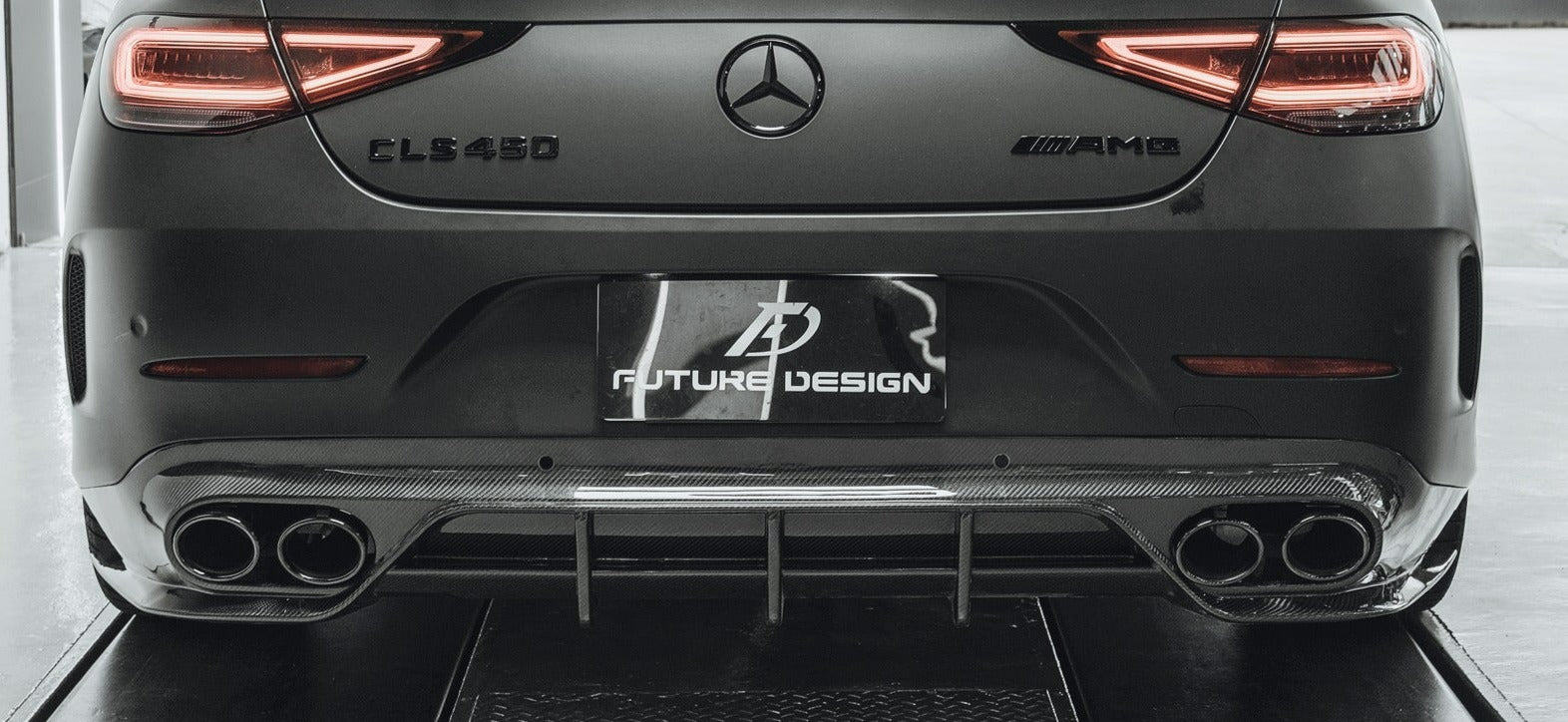 Mercedes-Benz W257 CLS Class 2019+ Facelift Carbon Fiber Rear Diffuser ...