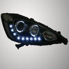 Honda Jazz / Fit 08-10 LED DRL +  Angel Eyes Projector Headlight